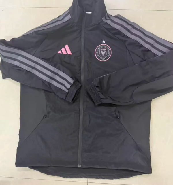 Inter Miami Black Windbreaker 26/27