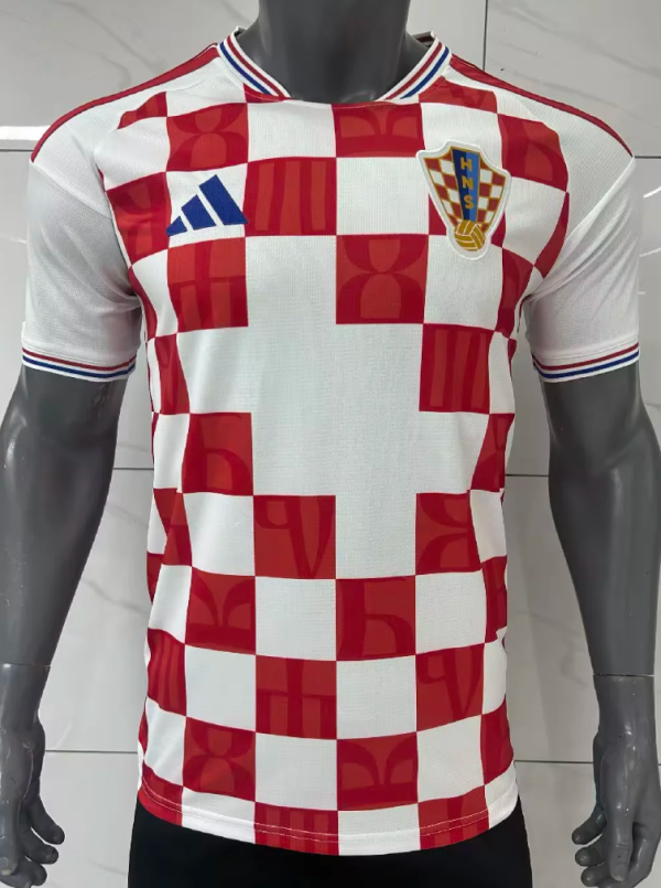 Croatia Home Fans 1:1 Quality Soccer Jersey 26/27（2026）