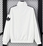 Adidas White Windbreaker 26/27