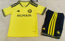 Al-Nassr FC Home Kids 1:1 Quality Soccer Jersey 26/27