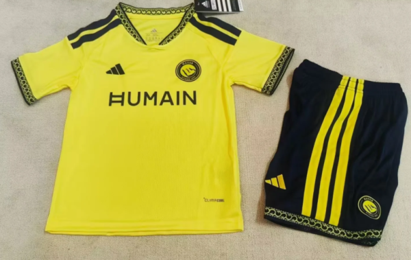 Al-Nassr FC Home Kids 1:1 Quality Soccer Jersey 26/27