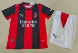 AC Milan Home Kids 1:1 Quality Soccer Jersey 26/27