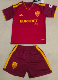 Roma Home Kids 1:1 Quality Soccer Jersey 26/27