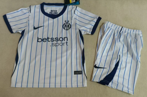 Inter Milan Away Kids 1:1 Quality Soccer Jersey 26/27