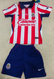 Chivas(Guadalajara)  Home Kids 1:1 Quality Soccer Jersey 26/27