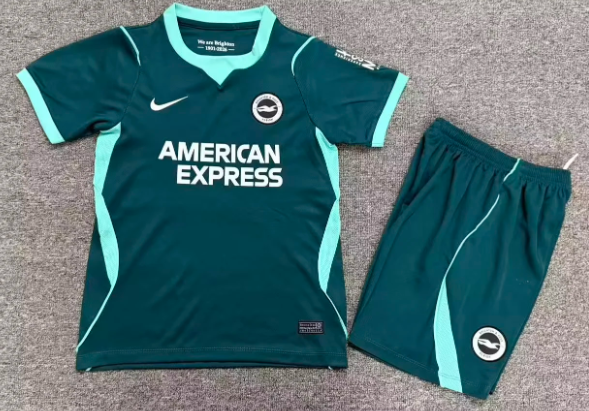 Brighton Third Away Kids 1:1 Quality Soccer Jersey 26/27