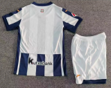 Real Sociedad Home Kids 1:1 Quality Soccer Jersey 26/27