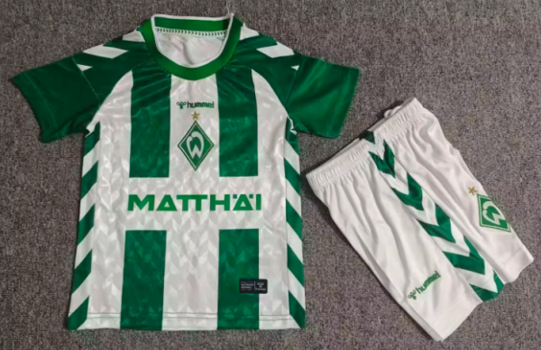 Werder Bremen Home Kids 1:1 Quality Soccer Jersey 26/27