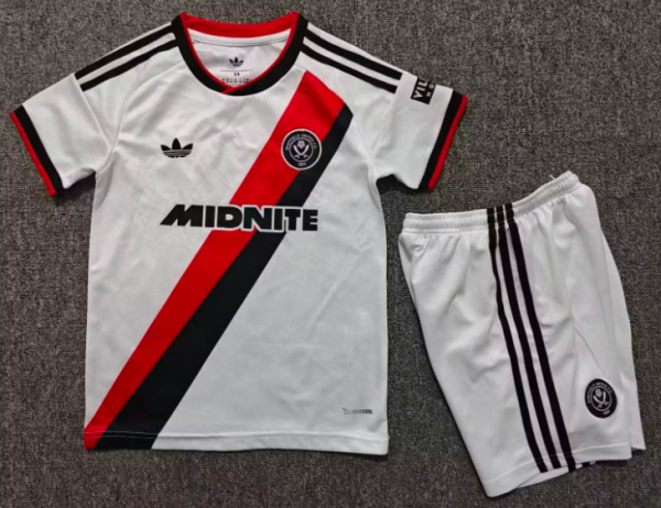 Sheffield United Away Kids 1:1 Quality Soccer Jersey 26/27