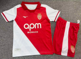Monaco Home Kids 1:1 Quality Soccer Jersey 26/27