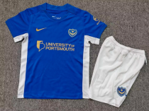 Portsmouth Home Kids 1:1 Quality Soccer Jersey 26/27 Portsmouth Home Kids 1:1 Quality Soccer Jersey 26/27