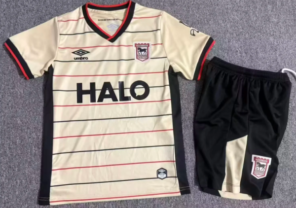 Ipswich Town Away Kids 1:1 Quality Soccer Jersey 26/27