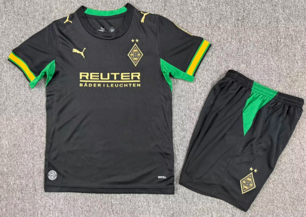 Monchengladbach Away Kids 1:1 Quality Soccer Jersey 26/27