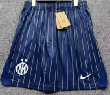 Inter Milan  Away Blue Fans 1:1 Quality Soccer Shorts 26/27