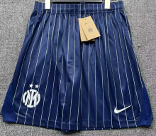 Inter Milan  Away Blue Fans 1:1 Quality Soccer Shorts 26/27