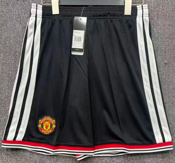 Manchester United Home Black Fans 1:1 Quality Soccer Shorts 26/27