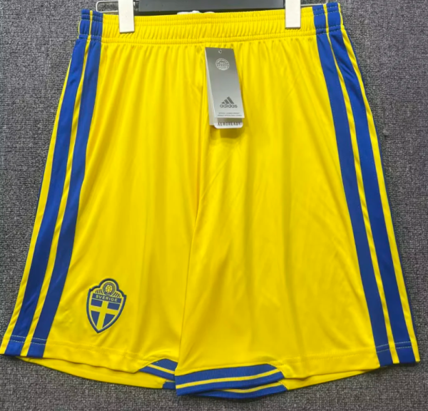 Sweden Home Fans 1:1 Quality Soccer Shorts 26/27(2026)