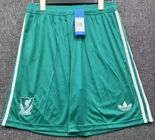 Liverpool Third Away Green Fans 1:1 Quality Soccer Shorts 25/26
