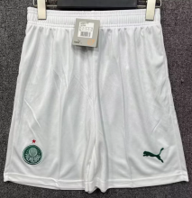 Palmeiras Home White Fans 1:1 Quality Soccer Shorts 25/26