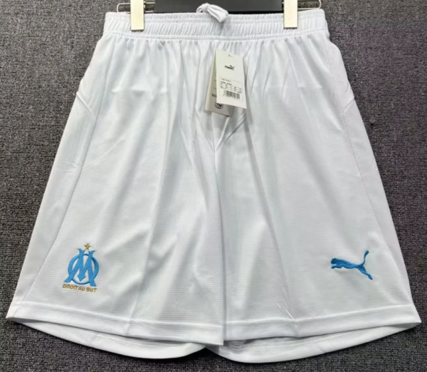 Marseille Home Fans 1:1 Quality Soccer Shorts 25/26
