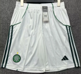 Celtic Home Fans 1:1 Quality Soccer Shorts 25/26