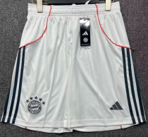 Bayern Third Away White Fans 1:1 Quality Soccer Shorts 25/26 Bayern Third Away White Fans 1:1 Quality Soccer Shorts 25/26