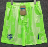 Barcelona Third Away Green Fans 1:1 Quality Soccer Shorts 25/26