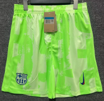 Barcelona Third Away Green Fans 1:1 Quality Soccer Shorts 25/26