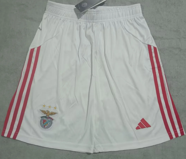 Benfica Home Fans 1:1 Quality Soccer Shorts 25/26
