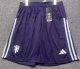 Manchester United Away Purple Fans 1:1 Quality Soccer Shorts 25/26