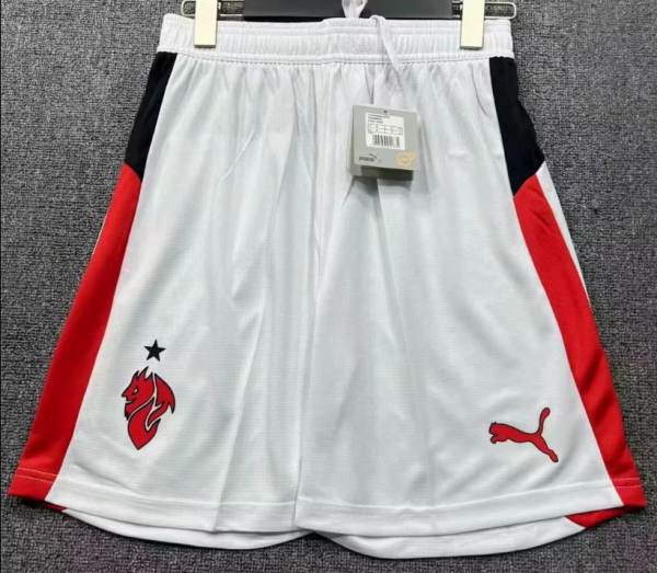 AC Milan Away Fans 1:1 Quality Soccer Shorts 25/26