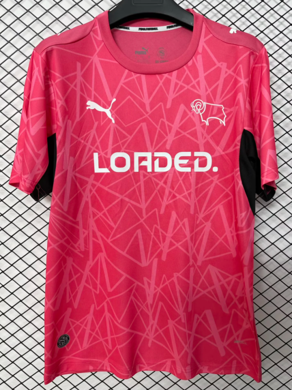 Derby County Away Fans 1:1 Quality Soccer Jersey 26/27