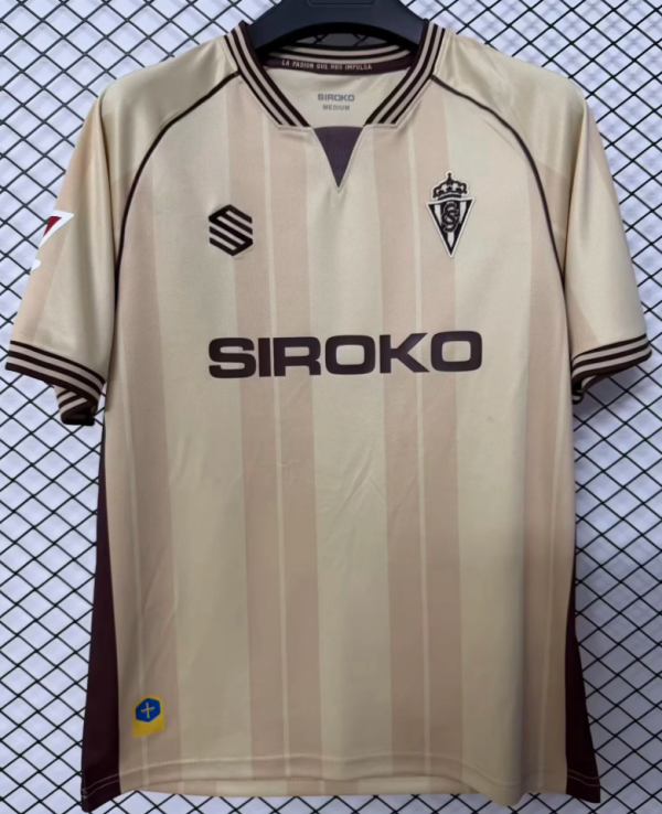 Sporting de Gijon Third Away Fans 1:1 Quality Soccer Jersey 26/27