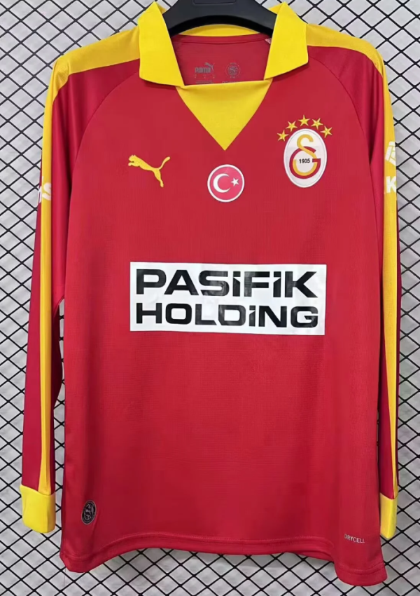 Galatasaray Special Edition Red Long Sleeve Fans 1:1 Quality Soccer Jersey 26/27