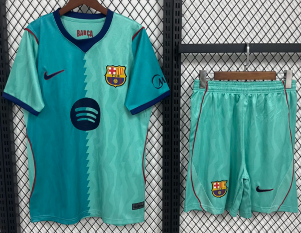 Barcelona Third Away Adult Set 1:1 Quality Soccer Jersey 26/27