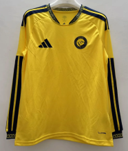 Al-Nassr FC Home Long Sleeve Fans 1:1 Quality Soccer Jersey 26/27