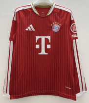 Bayern Munich Home Long Sleeve Fans 1:1 Quality Soccer Jersey 26/27 Bayern Munich Home Long Sleeve Fans 1:1 Quality Soccer Jersey 26/27