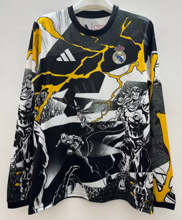 Real Madrid  Special Edition Long Sleeve Fans 1:1 Quality Soccer Jersey 26/27