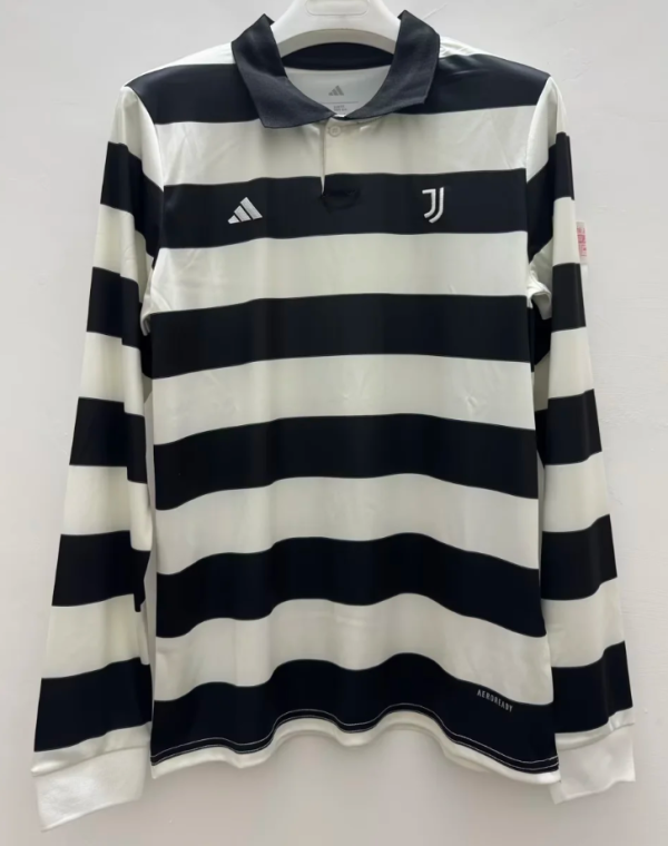 Juventus Fourth Away Long Sleeve Fans 1:1 Quality Soccer Jersey 25/26