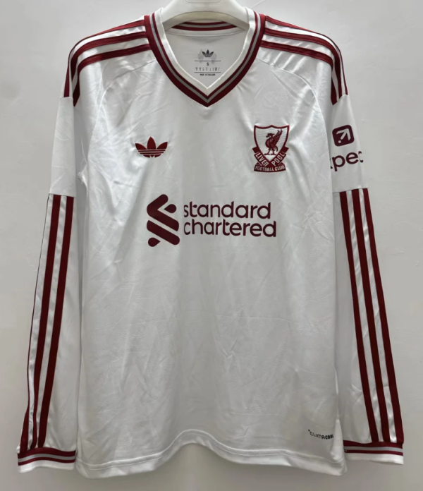 Liverpool Away Long Sleeve Fans 1:1 Quality Soccer Jersey 26/27
