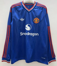 Manchester United Away Long Sleeve Fans 1:1 Quality Soccer Jersey 26/27