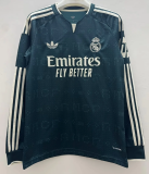 Real Madrid  Away Long Sleeve Fans 1:1 Quality Soccer Jersey 26/27