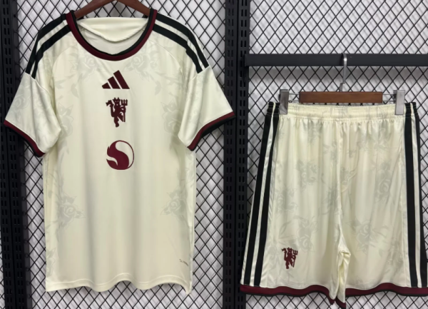Manchester United Third Away Adult Set 1:1 Quality Soccer Jersey 26/27
