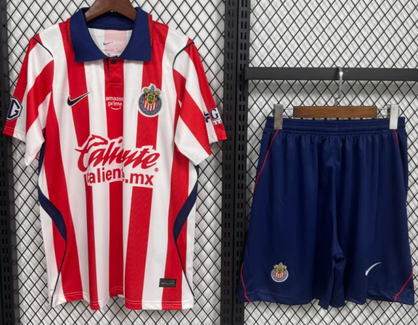 Chivas(Guadalajara) Home Adult Set 1:1 Quality Soccer Jersey 26/27