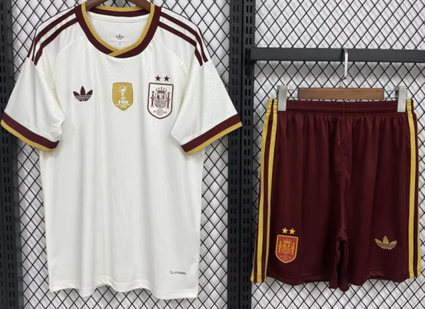 Spain Away 2 Star Adult Set 1:1 Quality Soccer Jersey 26/27（2026）