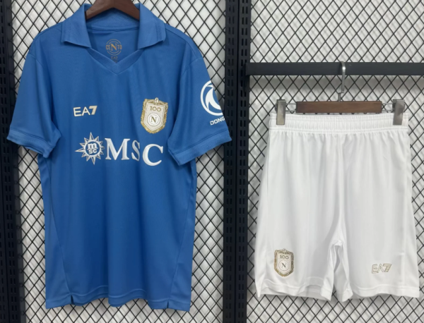 Napoli Home Adult Set 1:1 Quality Soccer Jersey 26/27