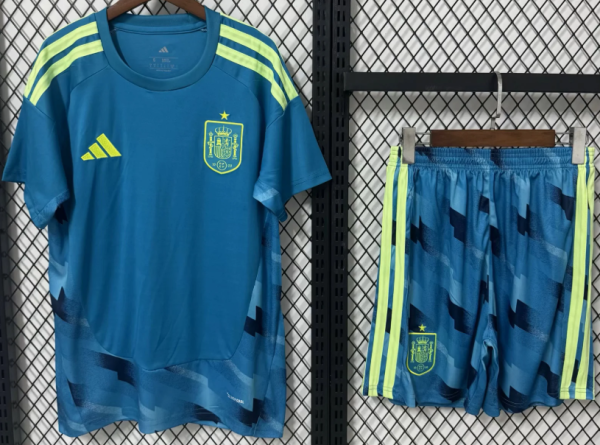 Spain Goalkeeper Adult Set 1:1 Quality Soccer Jersey 26/27(2026)