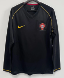 Portugal Away Long Sleeve Retro Fans 1:1 Quality Soccer Jersey 2006