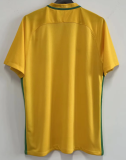 Brazil Home Retro Fans 1:1 Quality Soccer Jersey 2016