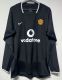 Manchester United Away Long Sleeve Retro Fans 1:1 Quality Soccer Jersey 2003/2004